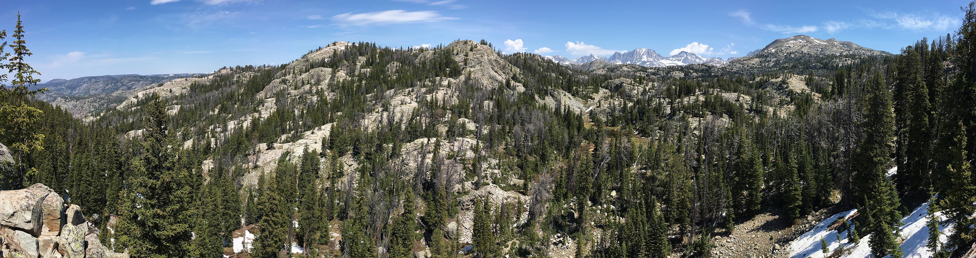 Overlook on the Pole Creek trail at Photographers Point, July 2017. GPS at the mapped viewpoint. Photo by Fredlyfish4.